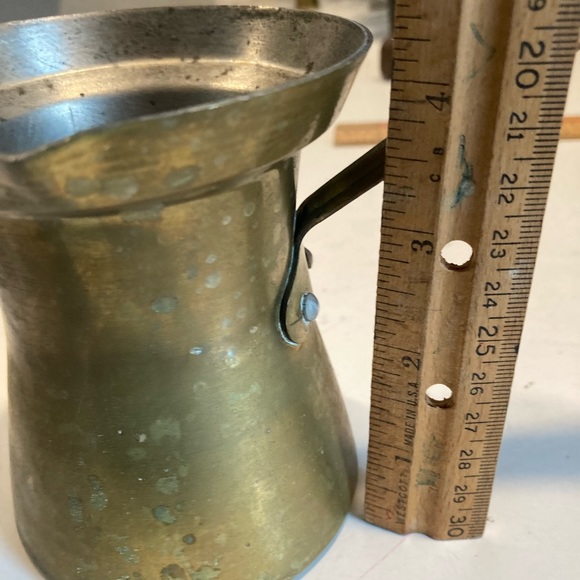 Unbranded Other - Copper Turkish Coffee Pot with Long Hanging Handle Melting/Pouring Vessel #6